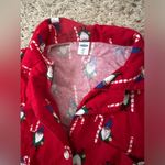 Old Navy  Patterned Flannel Pajama Set Christmas Candy Canes 100% Cotton Photo 3