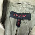 Escada Vintage Olive Green‎ Blazer Size 36 Green Photo 6