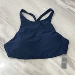 Aerie Navy Blue Swimsuit Top with Racerback Design Photo 0