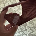 Free People  Brown white Ribbed Bustier Bodysuit xs/s like new condition Photo 6