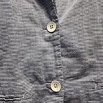 Gap Women's Cotton Blue and White Striped Blazer Size 0 Photo 4