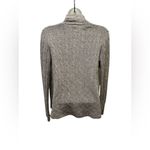 White + Warren Cashmere Cable Knit Cardigan Sz S Gray Heather Open Front LS Photo 2