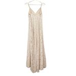 BHLDN NWT Fame & Partners Charlotte Dress Nude Lace Maxi Wedding Gown Dress 6 Photo 4