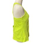 Athleta  Energy Fitness Racerback‎ Tank Top Size L Neon Green Running Athletic Photo 3
