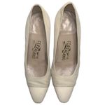 Salvatore Ferragamo  Vintage Women’s Size 8 Romantica Gray Slip On Shoes Pumps Photo 2