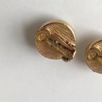 Givenchy  Vintage Gold Tone Clip On Earrings Photo 8