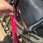 Betsey Johnson Black and White Satchel with Striking Design Photo 3