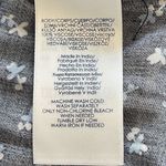 CHAPS Womens Floral Jumpsuit Wide Leg V Neck Tie Waist Blue White Size 6 Photo 6