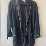 Victoria's Secret  Black and White Polka Dot Short Robe size XL Photo 0