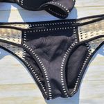 Victoria's Secret Small Victoria Secret Black w/ Crochet Bikini Swimsuit Photo 0