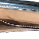 Nine West Silver Metallic Trifold Envelope Wallet with back zipper compartment Photo 2