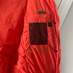 Lands' End Orange Puffer Coat Photo 4