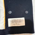 Cartonnier Anthropologie Cropped Wool Double Breasted Blazer Women's Small Blue Photo 3