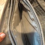 Stone Mountain USA LLC Gray Wristlet Clutch Bag with Gold Logo Detail Photo 7