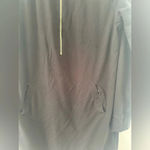 Lilly Pulitzer Skipper Popover Dress Lace Long Sleeves Onyx Size Medium Half Zip Photo 5