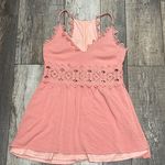 Lulus Take A Moment Light Pink Lace Mini Dress Size Medium Photo 13