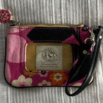 Spartina 449  Pink and Black Floral Wristlet Photo 0