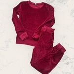 Red Velvet Lounge Set with pockets Size XS Photo 0