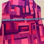 Alice + Olivia  Geometric Silk Mini Dress Women’s Size S Y2K Mod Colorblock Photo 11