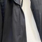 Joseph Ribkoff Style 12714 Black Belted Dress Coat with Big Flower Accent Size 2 Photo 9