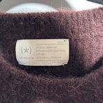 Gap Reissue by Womens Small Brown Crew Neck Alpaca Wool Blend Knit Crop Sweater Photo 2