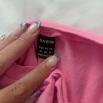 SheIn pink baby tee Photo 3