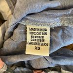 Dylan NWOT  Blue Multicolor Stripe Short Sleeve Blouse Women’s Size XS Photo 5