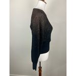 NWT APRICOT Women's Black Glitter Ombre Sparkle Knit Sweater Size S Photo 10