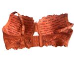 Bebe  size 36D burnt orange lace tshirt bra Photo 2