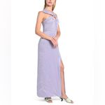 Topshop  ring detail maxi dress in lilac Photo 4