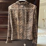Allison Taylor sheer silk blouse size S Photo 6