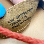 Frye Ruth Suede Leather Whipstich Gladiator Ankle Wrap Sandals Flats: Red Photo 13