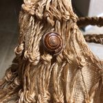 SHELL Straw Purse BAG Photo 4