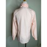 Vintage Peach Pink Blouse Sz Small? Wave Crinkle Front Made in USA Photo 2