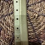 Ralph Lauren Lauren  Gold Shimmer Leather Belt L Western Glam‎ 42” Photo 7