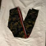 Liz & Sara Camouflage Racing Stripe Drawstring Leisure Pants Size M Indie Sleaze Green Size M Photo 7