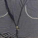 CLUB Z COLLECTION Women’s Blue & White Striped Hooded Stretchy‎ Dress Size Med Blue Photo 4