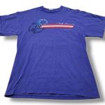 Coed Sportswear, Inc. 1990s Vintage USA Soccer Shirt Size Large L By Graphic Tee American Flag Stars And Stripes Graphic Print T-Shirt Unisex T-Shirt  Photo 0