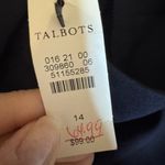 Talbots NWT Chatham Ankle Pants, Navy, 14 Photo 7