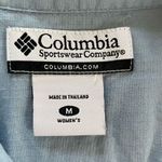 Columbia Sleeveless Button Down Shirt Blue Cotton M Photo 5
