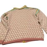 VTG Dia North of Boston Handknit Cardigan Sweater Women's Sz. M/L Pink Size M Photo 7