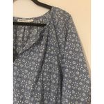Roberta Roller Rabbit Roller Rabbit Wythe Blouse Anthropologie Blue White Block Print Cotton Top EUC M Photo 4