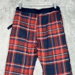 Lucky Brand Pajama Pants Womens Small Red Navy Blue Plaid Casual Loungewear Photo 4