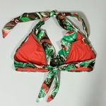 BECCA by Rebecca virtue Green Brown Beaded Patterned Bikini Top Size L 🤎✨ Photo 2