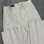 Brooks Brothers EUC Pastel Striped Wide Leg Dress Pants Women's 12 Photo 2