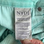NYDJ NWT  Brielle Shorts Aqua Size 8 Photo 7
