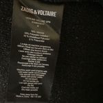 Zadig & Voltaire Zadig Voltaire Black Metallic Cardigan size medium Photo 6