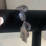 Macy's Large Crystal Beaded‎ Stretchy Bracelet Photo 5