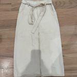 Antonio Melani  Tan Denim Midi Skirt Photo 0