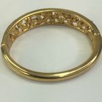 Crystal bracelet gold tone magnetic bangle Photo 4